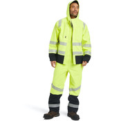 Ariat FR Hi-Vis Hooded Waterproof Jacket in Hi-Vis Yellow